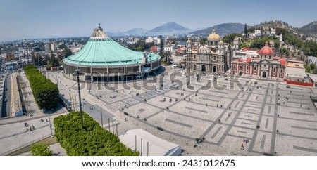 
A mesmerizing blend of history and faith at the Shrine of Our Lady of Guadalupe, Mexico City. Iconic architecture meets spiritual allure. Royalty-Free Stock Photo #2431012675