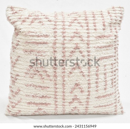Hand Tufted Woven Cushion and pillow cover with high resolution
