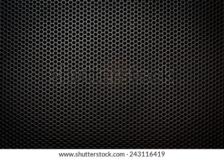 Speaker grill texture Royalty-Free Stock Photo #243116419