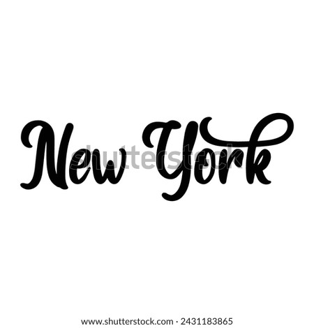 New York typography design vector, usa state shirt design vector. Jersey design vector, T-shirt design for usa
