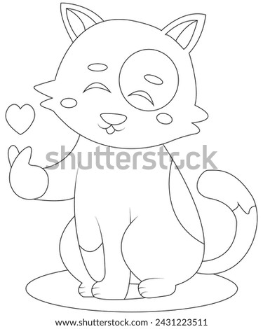 Cute,simple and funny cat coloring pages for kids,childrens and adults.I will convert anything for you by using Illustration.I can draw line art,vector,business card,coloring book page etc.
