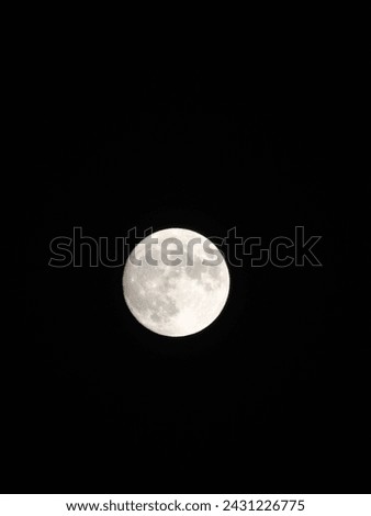 Full moon picture from roof top