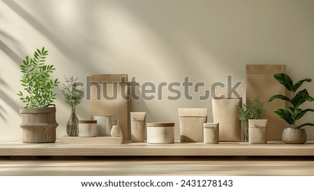 Eco Friendly Packaging Solutions for a Sustainable Future Royalty-Free Stock Photo #2431278143