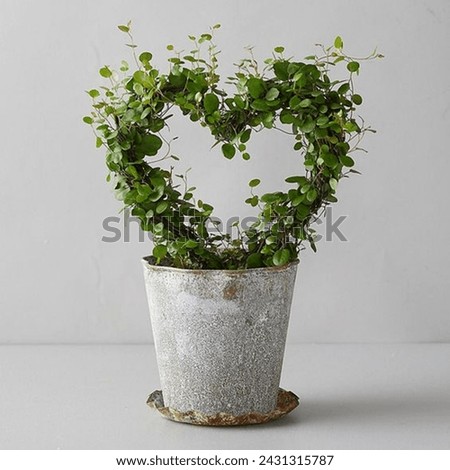 "Capture the essence of love and growth with this exquisite red heart-shaped plant cutting, a symbol of affection and new beginnings. Perfect for romantic designs and Valentine's Day concepts."