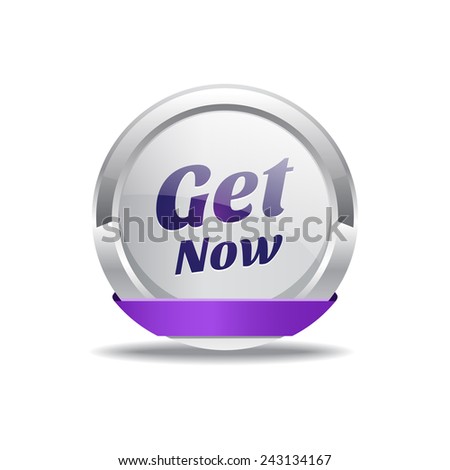 Get Now Purple Vector Icon Button