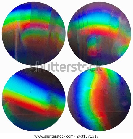 Psychedelic pattern, blurred background colorful illustration in abstract, Holographic texture we created for you. 