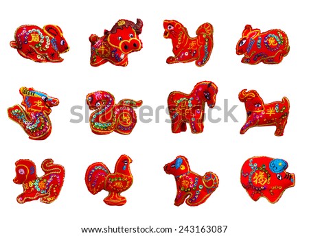 twelve zodiacs , Chinese traditional handcraft