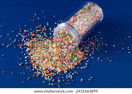 Sprinkles isolated Close-up picture with High resolution