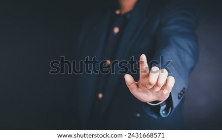 Professional man shaking hands with another person in a business deal, conveying success and agreement