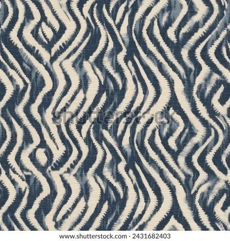 Shibori waves grunge old effect funky , Drawing beautiful textile ornamental ogee endless ornament seamless trendy endless pattern illustration stripe vector print ethnicity botanical fashion colorful Royalty-Free Stock Photo #2431682403