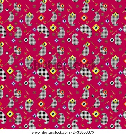 Beautiful Digital textile design allover pattern design floral pattern