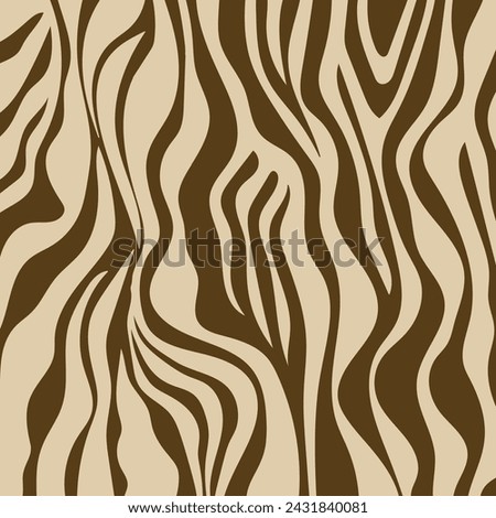 Abstract zebra pattern. Vector Illustration.