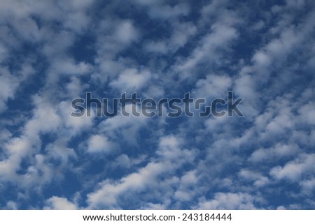 Blue sky. The photo was taken in Bregenz, Austria.