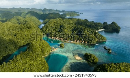 Sohoton Cove National Park is located on Bucas Grande Island, province of Surigao del Norte, Philippines.