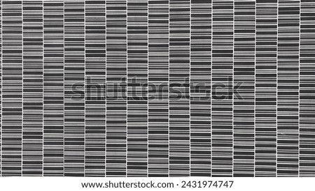 Modern black and white stripe pattern texture