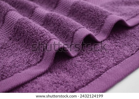 Elevate your bath experience with our exclusive purple towels. The design boasts full terry and hemp images, adding a touch of sophistication to your store's product offerings.