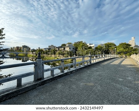 Historical Heritage: Higashi Chaya's Authentic Charm and bridge, Kanazawa, Ishikawa, Japan
