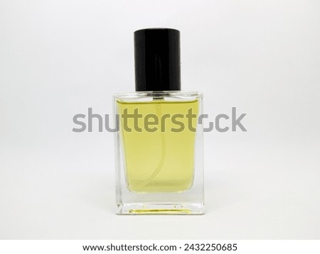 unbranded perfume bottle isolated on white background