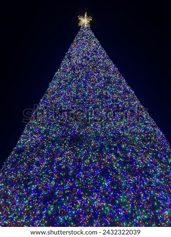 100 foot Christmas Tree with star on top 