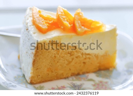 pastries cake isolate close-up picture