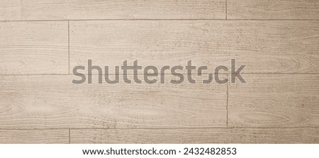 Decorative stone wall surface with imitation of wood. Textured surface.