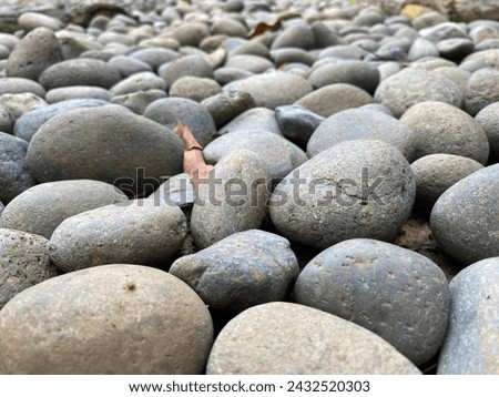 pile of stones commonly used for foot therapy