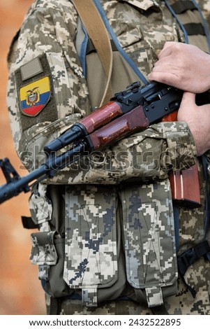 Photo Ecuador military army background 
