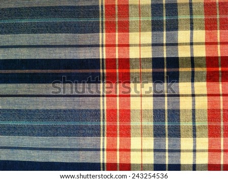 abstract texture plaid Cotton fabric of colorful background