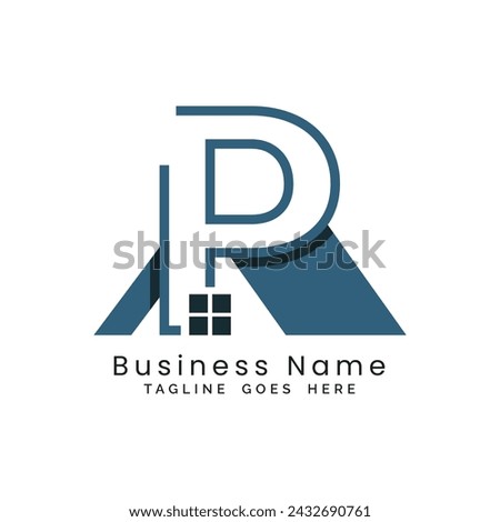 Letter P Real Estate Logo. Alphabet P Concept Design Property Business Icon Royalty-Free Stock Photo #2432690761
