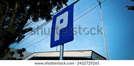 symbol of free area for parking