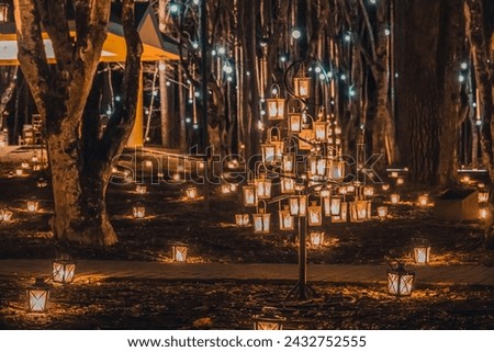 Christmas lanterns in Karuizawa, Japan