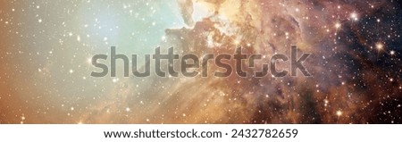 Incredibly beautiful galaxy in outer space. Billions of galaxies in the universe. Abstract space background. Elements of this image furnished by NASA