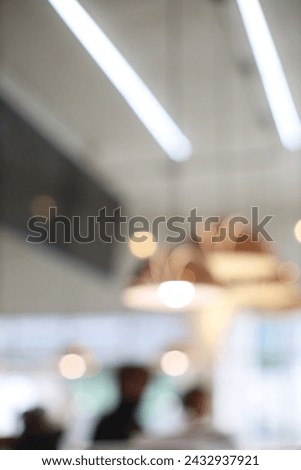 abstract blur coffee shop cafe and restaurant for background