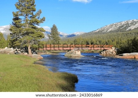 River in the valley Yosemite national park California