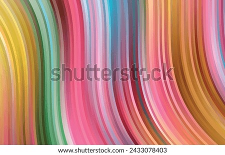 Multicolor striped abstract background. Vector illustration. Royalty-Free Stock Photo #2433078403