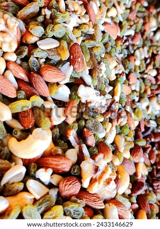Dry fruits, almond, kaju, coconut HD picture for Instagram, YouTube, facebook, Picsart 
