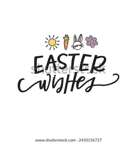 Easter Wishes spring clip art