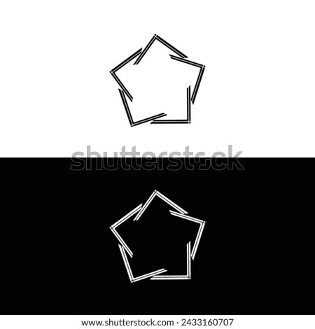Circle stylish  vector logo template design . Circle icon logo illustration 