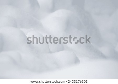 Abstract fresh white fluffy snow background