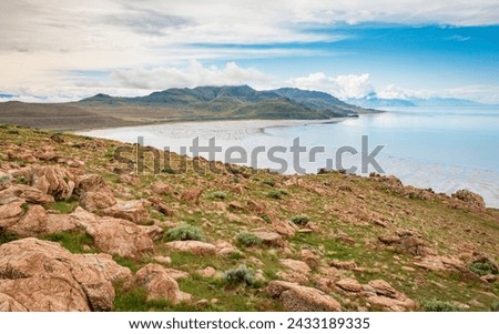 Antelope Island State Park, Largest Island in the Great Salt Lake, Utah Royalty-Free Stock Photo #2433189335