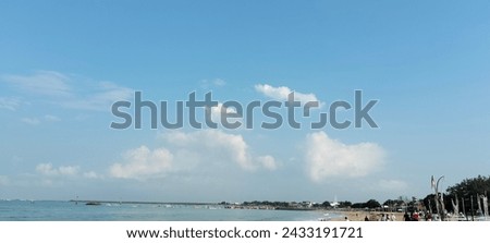 The beauty of the sea brings irreplaceable peace Royalty-Free Stock Photo #2433191721