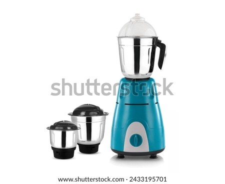 Mixer Grinder Machine on a White Background Royalty-Free Stock Photo #2433195701