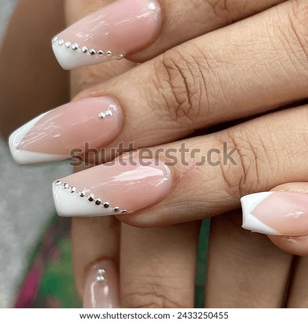 New trendy Nail art Designs on young women's Hand
