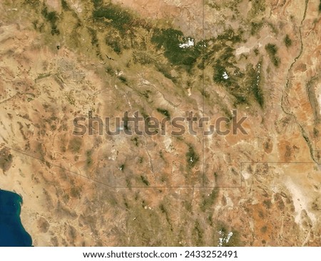 Fires in Arizona and New Mexico. . Elements of this image furnished by NASA.