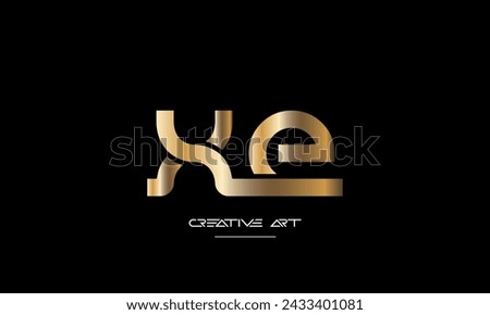 EX, XE, E, X abstract letters logo monogram