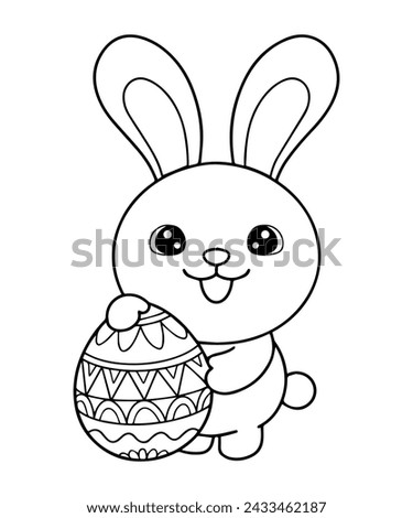Easter coloring page for kids and adults