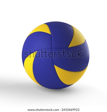 Volleyball ball on white background