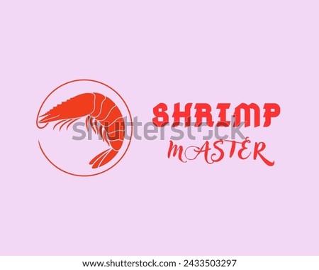 Logos for businesses in the legal sector can be shrimp fishing or shrimp cultivation or processed shrimp products
