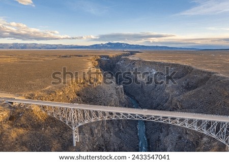 Rio Grande River Gorge Taos New Mexico