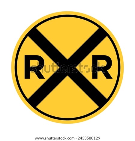 Yellow Black Box Rectangle Traffic Signal RR Railroad Crossing Loose Gravel Dip Low Place Ahead Road Sign Traffic Warning Regulatory Sign Signage Vector EPS PNG Transparent No Background Clip Art